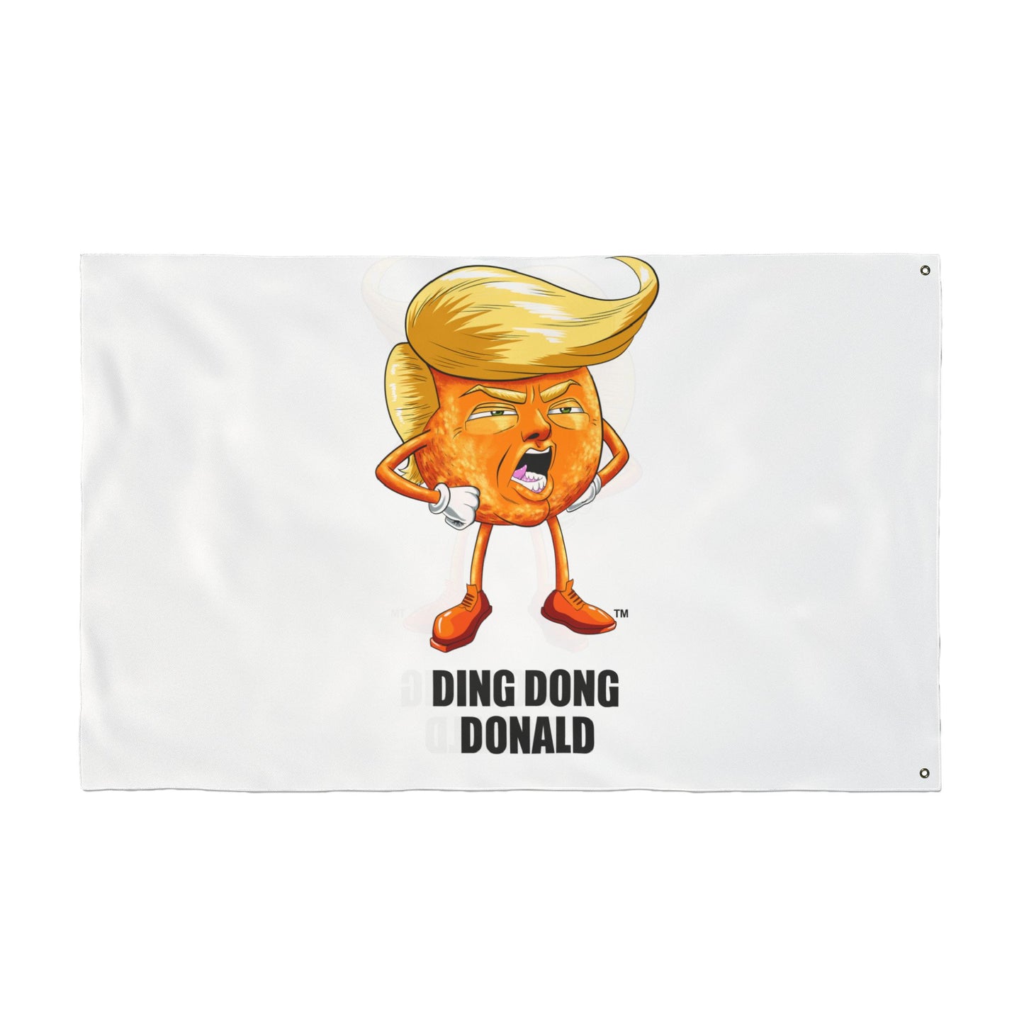 Funny Double Sided Flag with 'Ding Dong Donald' Design, Garden Decor, Outdoor Banner, Political Gift, Humorous Wall Hanging, Party [...]