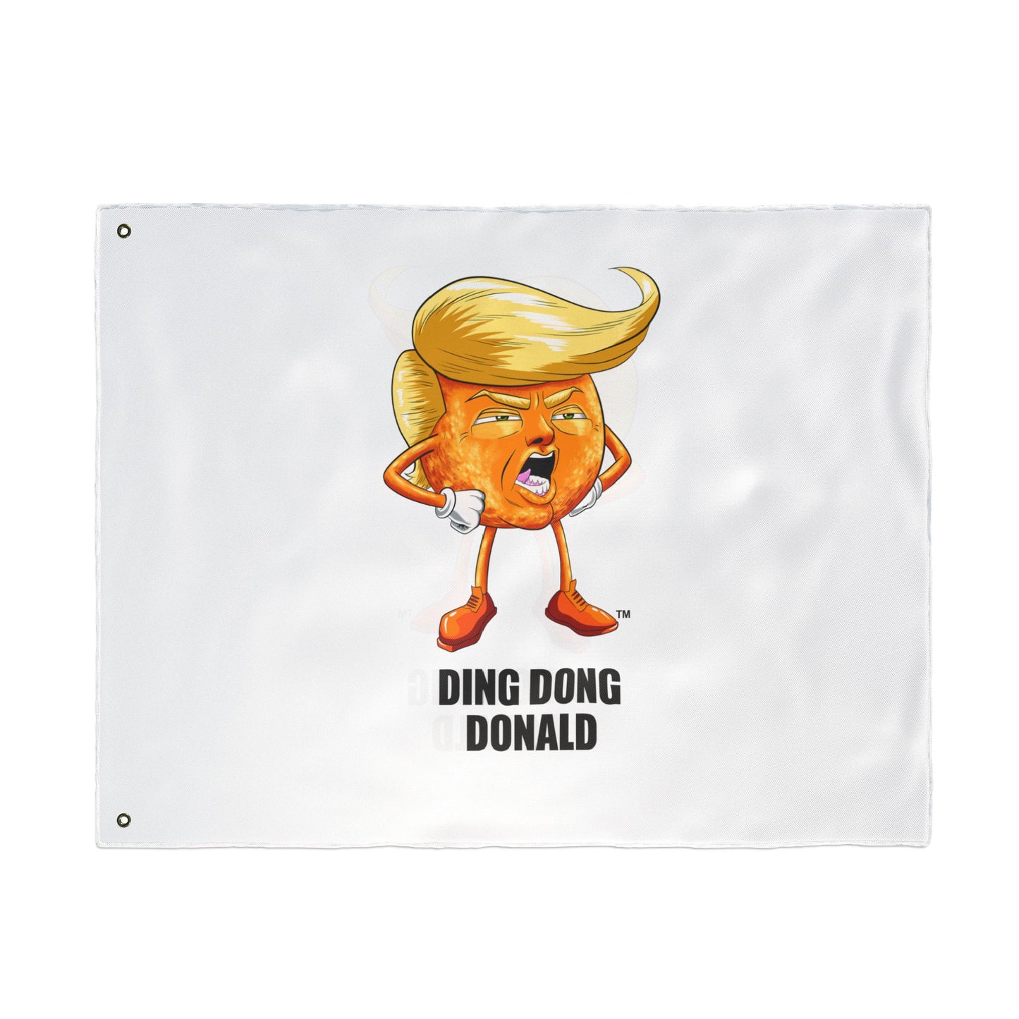 Funny Double Sided Flag with 'Ding Dong Donald' Design, Garden Decor, Outdoor Banner, Political Gift, Humorous Wall Hanging, Party [...]