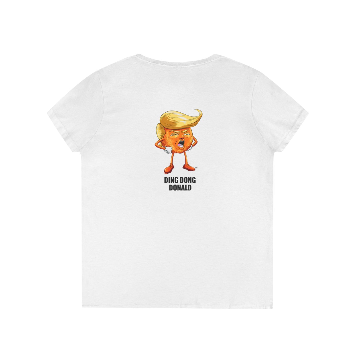 Funny Political V-Neck T-Shirt, Humor Tee, Gift for Politics Lovers, Unique Humor Top, Cute Graphic Shirt