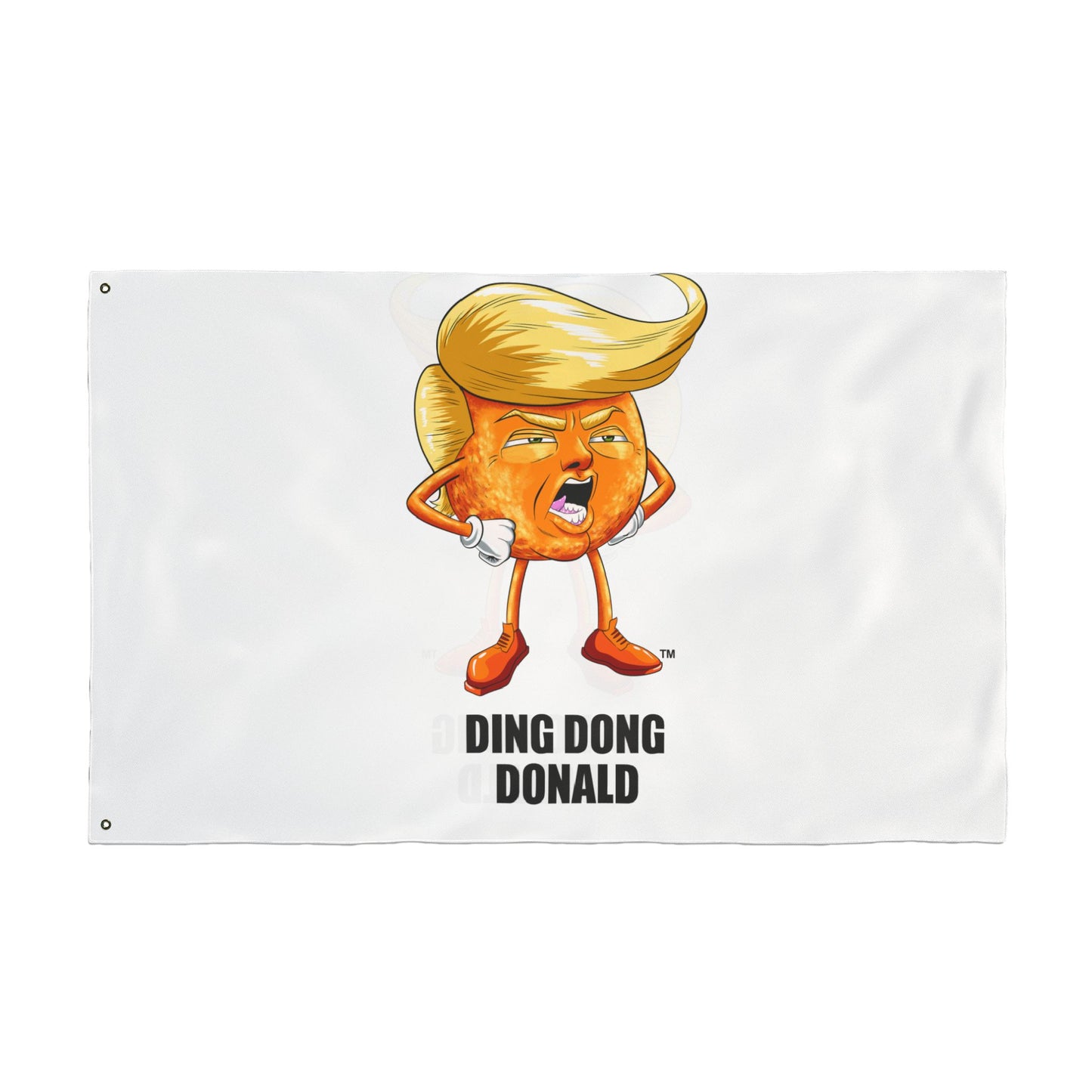 Funny Double Sided Flag with 'Ding Dong Donald' Design, Garden Decor, Outdoor Banner, Political Gift, Humorous Wall Hanging, Party [...]