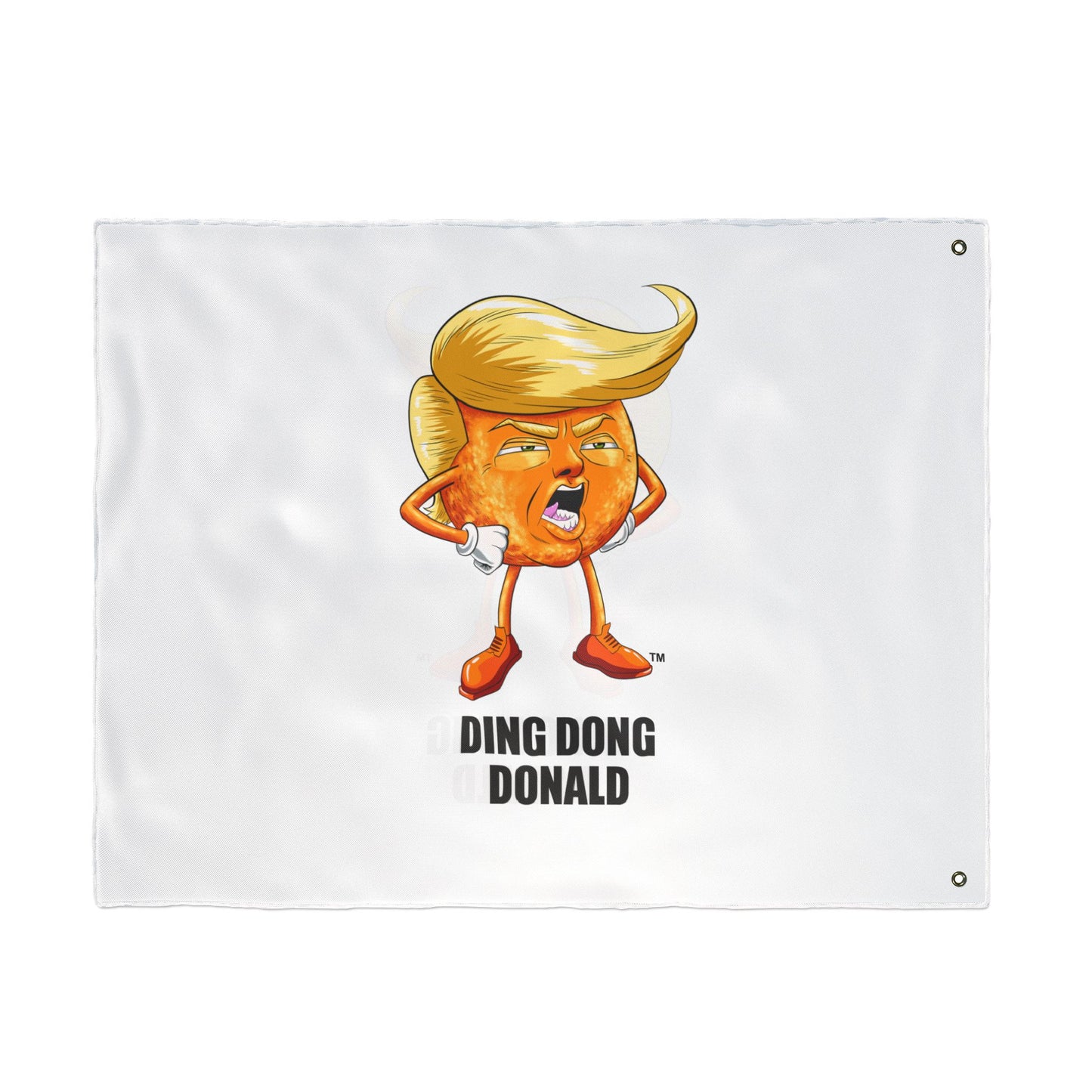 Funny Double Sided Flag with 'Ding Dong Donald' Design, Garden Decor, Outdoor Banner, Political Gift, Humorous Wall Hanging, Party [...]