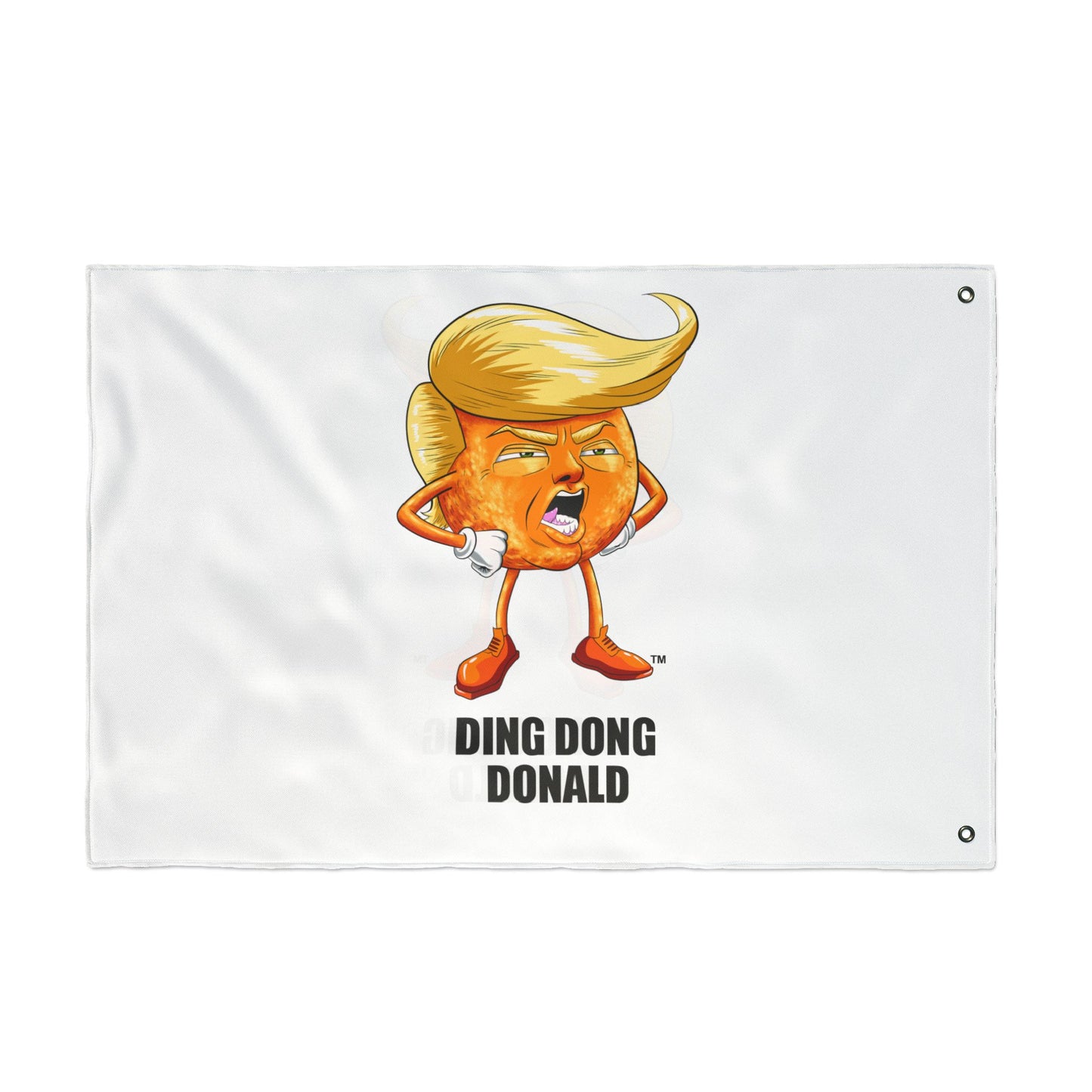 Funny Double Sided Flag with 'Ding Dong Donald' Design, Garden Decor, Outdoor Banner, Political Gift, Humorous Wall Hanging, Party [...]