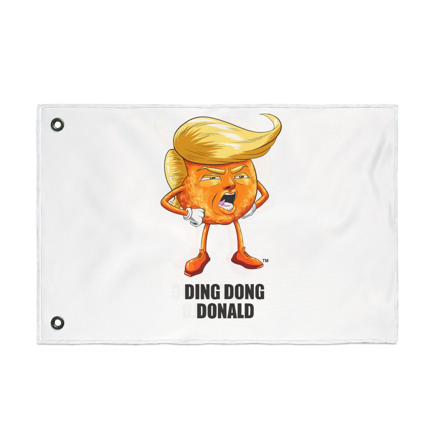 Funny Double Sided Flag with 'Ding Dong Donald' Design, Garden Decor, Outdoor Banner, Political Gift, Humorous Wall Hanging, Party [...]
