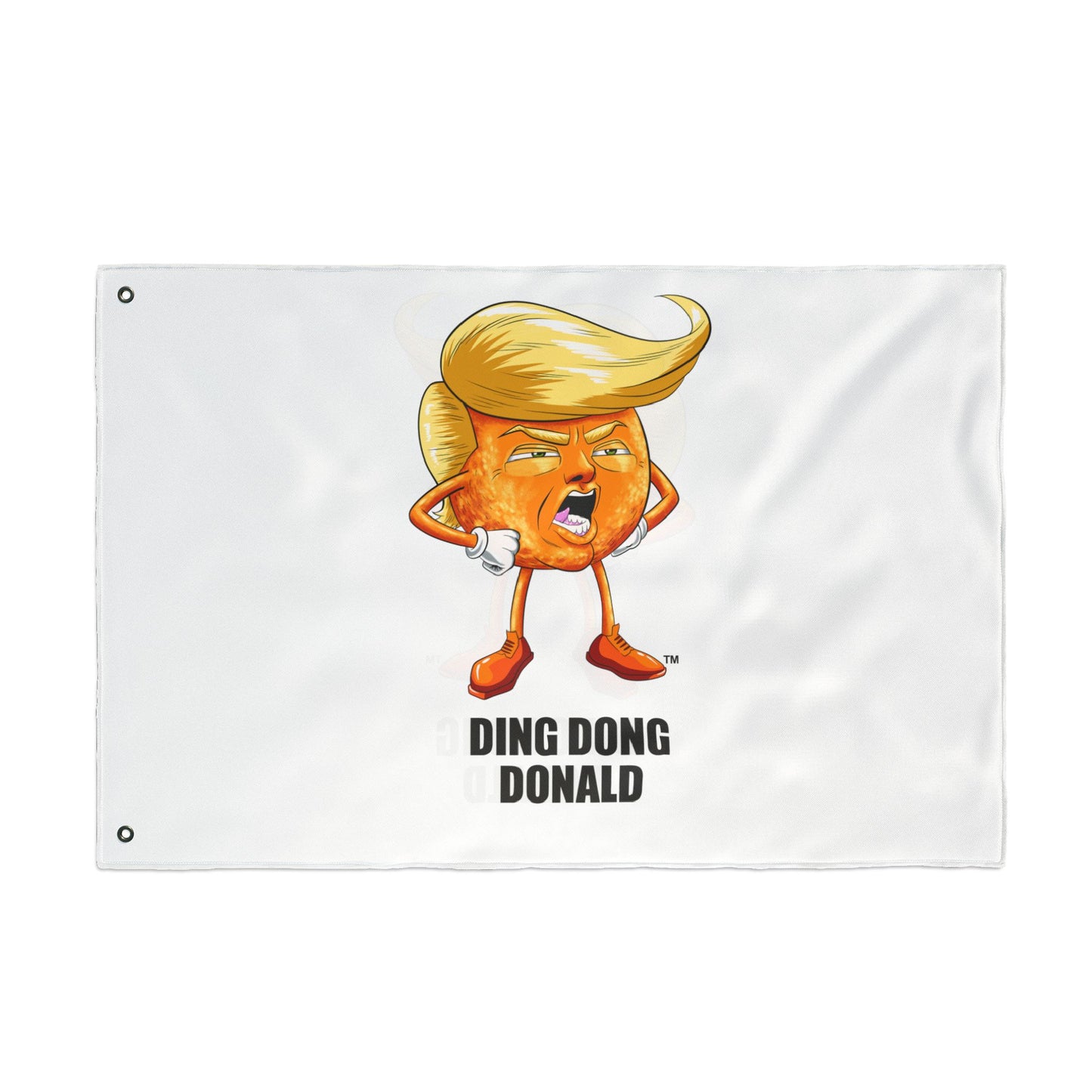 Funny Double Sided Flag with 'Ding Dong Donald' Design, Garden Decor, Outdoor Banner, Political Gift, Humorous Wall Hanging, Party [...]