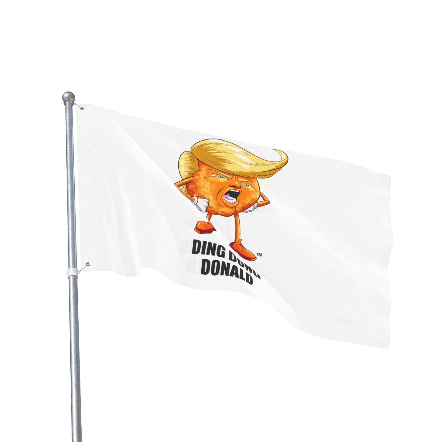 Funny Double Sided Flag with 'Ding Dong Donald' Design, Garden Decor, Outdoor Banner, Political Gift, Humorous Wall Hanging, Party [...]