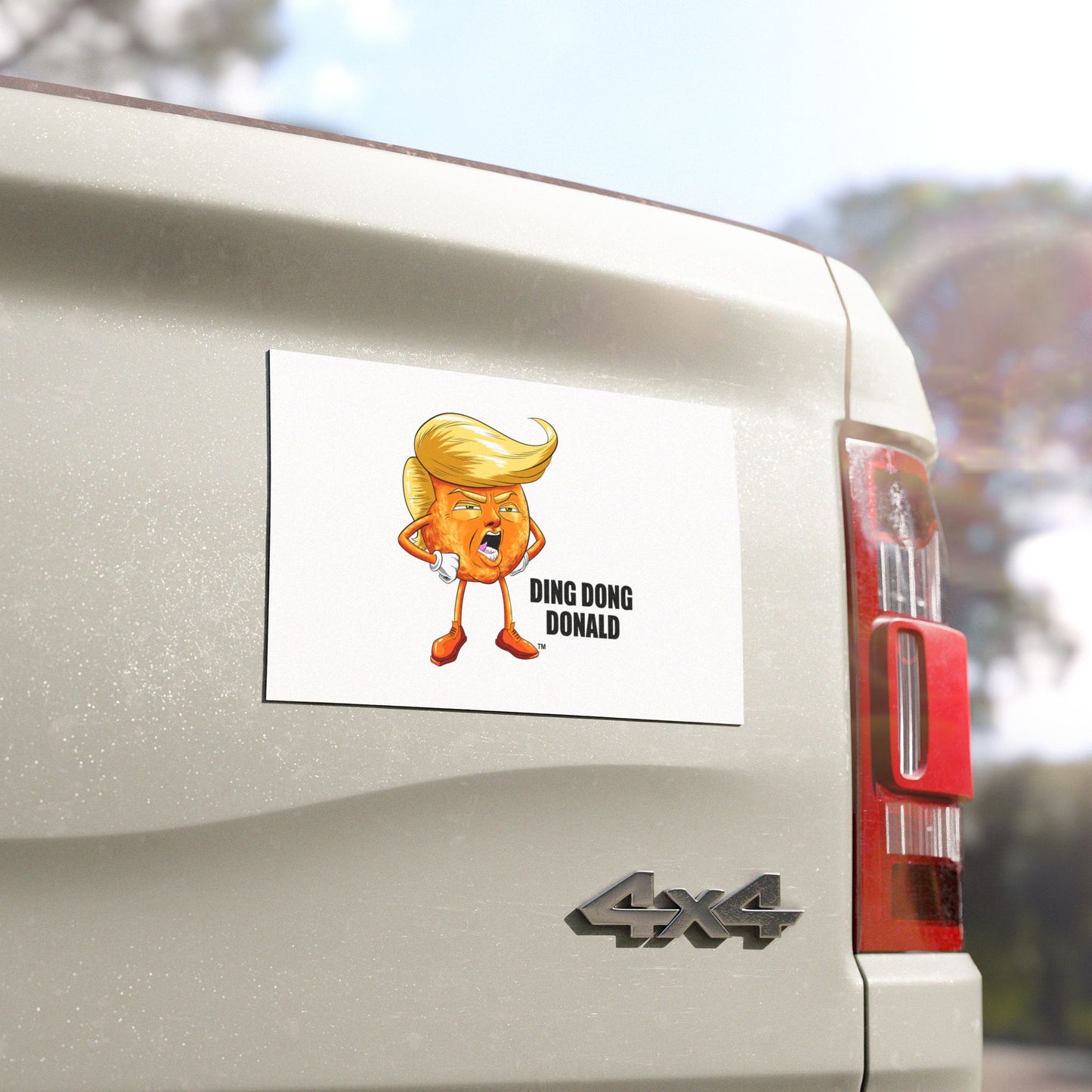 Ding Dong Donald Car Magnets - Funny Add On For Your Vehicle , Election Gifts
